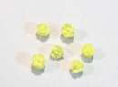 Yellow Icing Roses - 15 mm